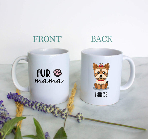 Personalized Dog Dad Mug - White Ceramic Custom Mug