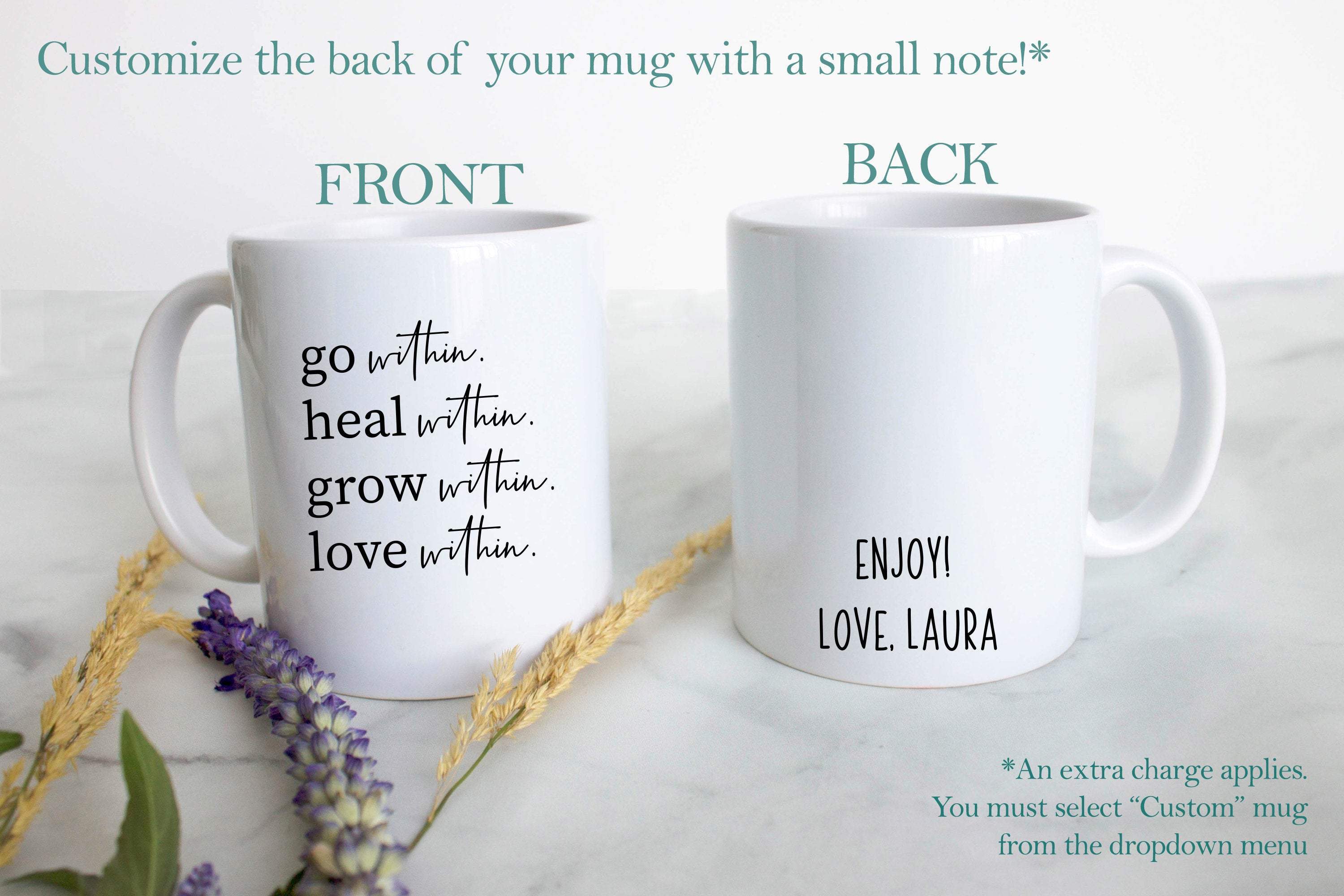 Mindfulness Go Within - White Ceramic Mug