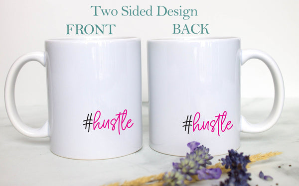 Girl Boss #Hustle - White Ceramic Mug