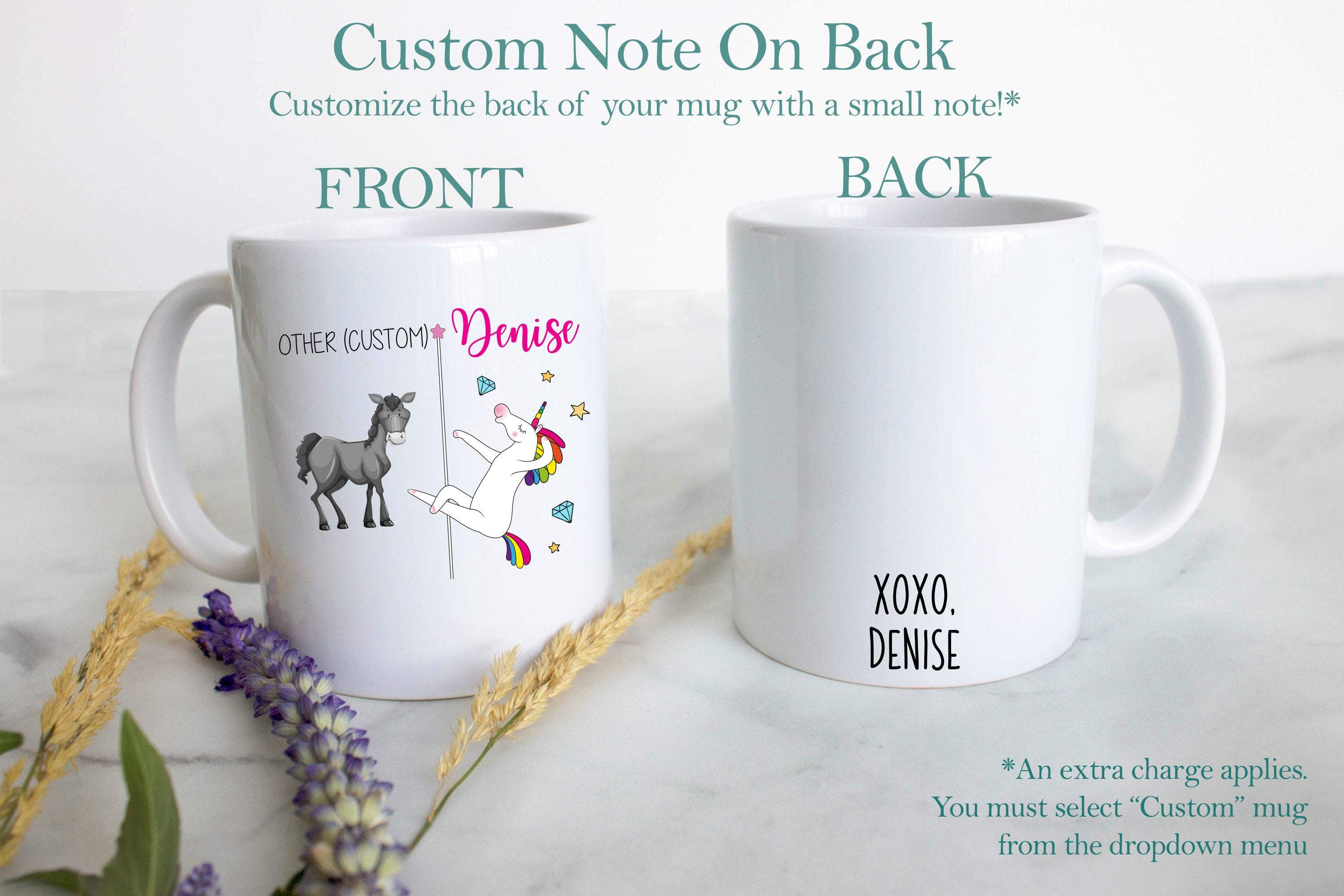 Custom Unicorn Profession - White Ceramic Mug - Inkpot