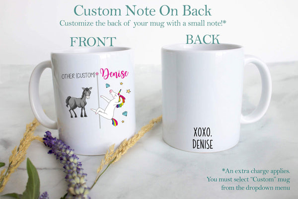 Custom Unicorn Profession - White Ceramic Mug - Inkpot