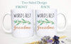 World's Best Grandma Greenery - White Ceramic Mug