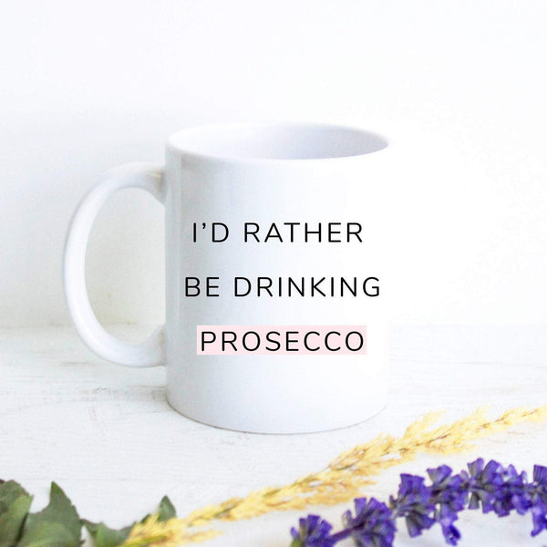 Prosecco Lover - White Ceramic Mug - Inkpot