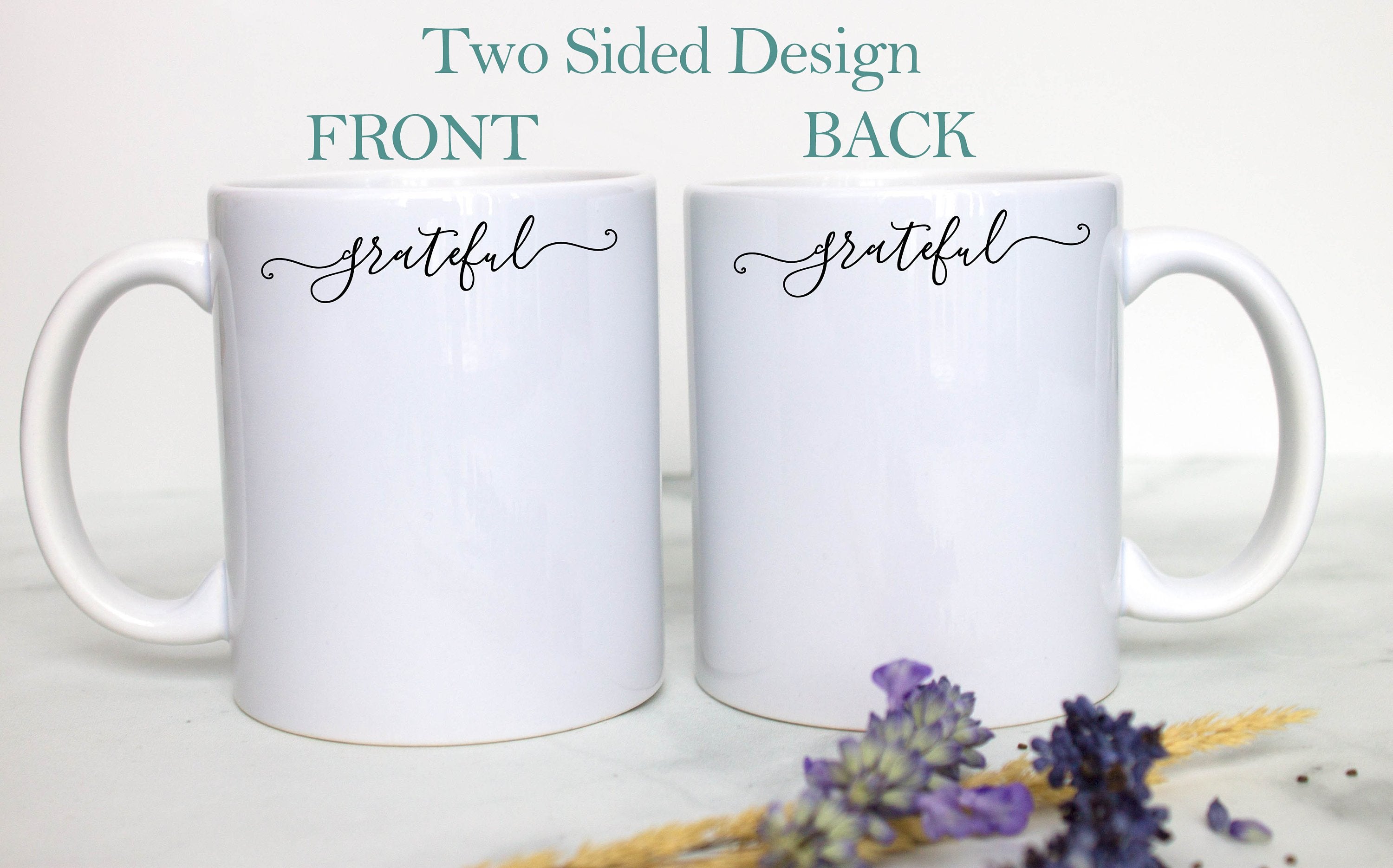 Thankful Mug - White Ceramic Mug