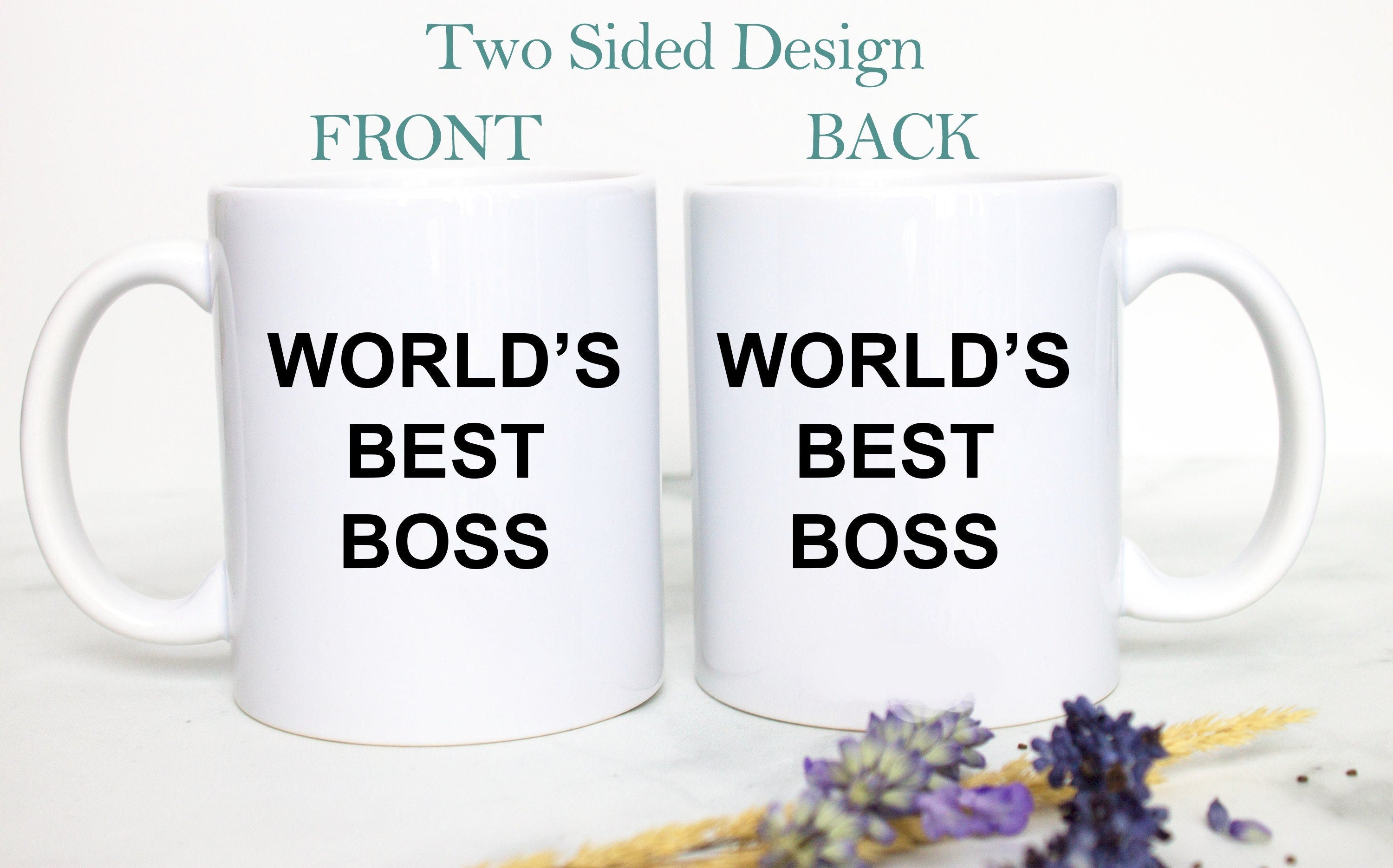 World's Best Boss Mug, Funny Boss Gift, Personalized Gift, Boss Mug, Boss Birthday, Farewell Gift, Coworker Gift, Boss Birthday, Christmas