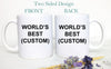 World's Best Custom Mug, Best Friend Gift, Gift for Best Friend, Anniversary Gift, Best Friend Gift, Custom Personalized Friend Gift, Funny