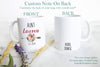 Boho Bohemian Red Personalized Aunt Name - White Ceramic Mug - Inkpot