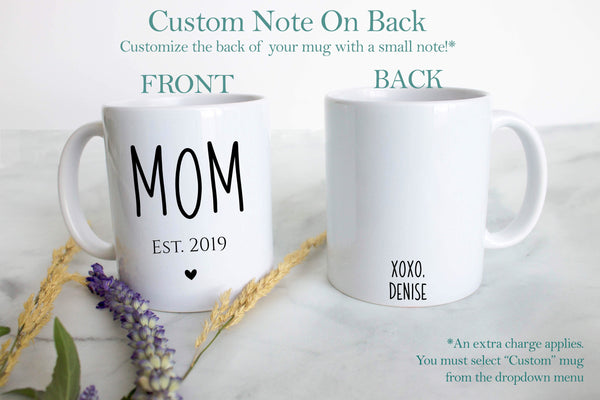 Mom and Dad Individual or Mug Set #3 - White Ceramic Mug - Inkpot