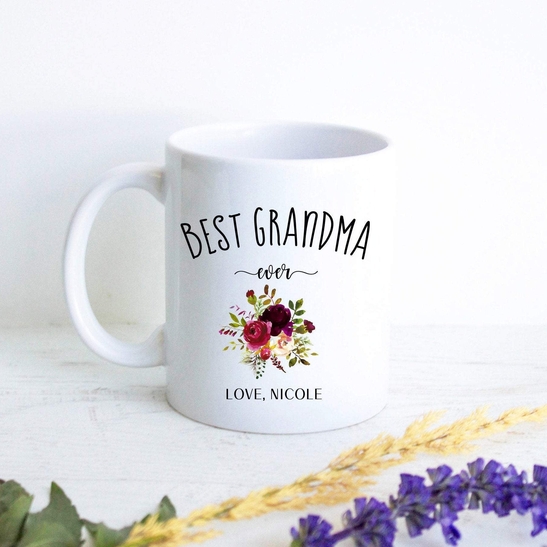 Best Grandma - White Ceramic Mug - Inkpot