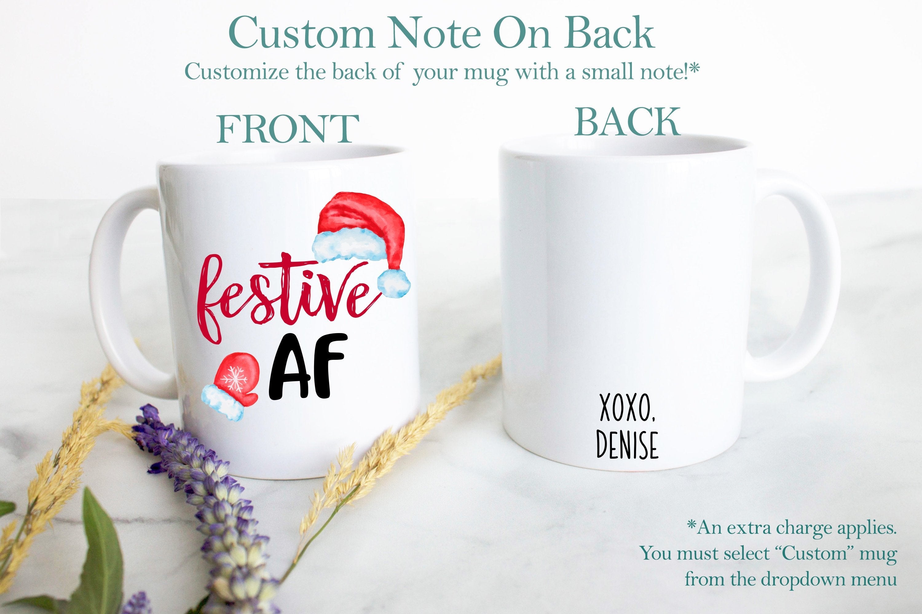 Festive AF Mug - White Ceramic Mug