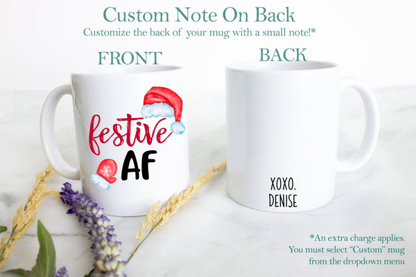 Festive AF Mug - White Ceramic Mug