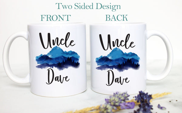 Personalized Name Aunt and Uncle Individual or Mug Set #5 - White Ceramic Mug