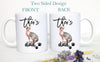 Personalized Sphynx Cat Mom and Dad Individual or Mug Set - White Ceramic Custom Mug - Inkpot