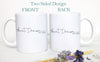 Personalized Name Aunt and Uncle Individual or Mug Set #4 - White Ceramic Mug - Inkpot