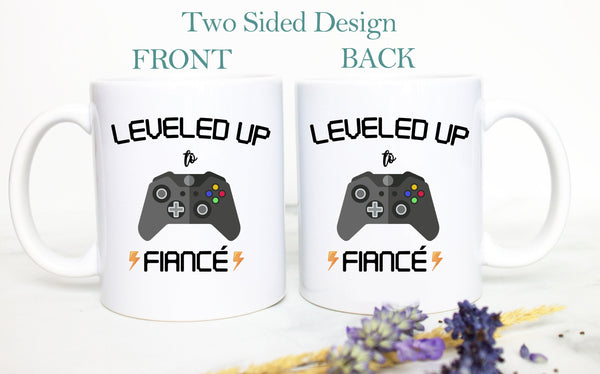 Leveled Up to Dad Nintendo - White Ceramic Mug