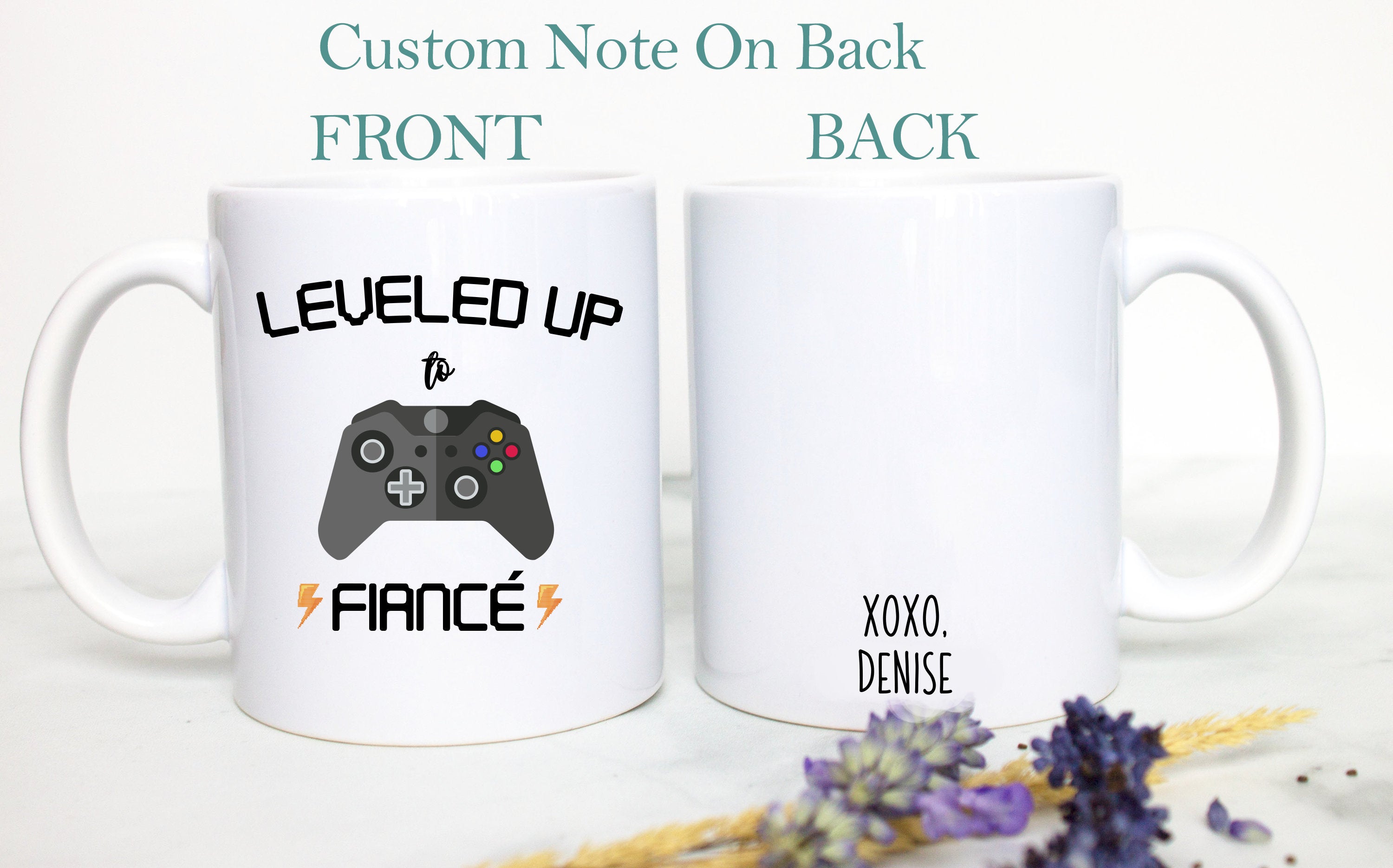 Leveled Up to Dad Nintendo - White Ceramic Mug