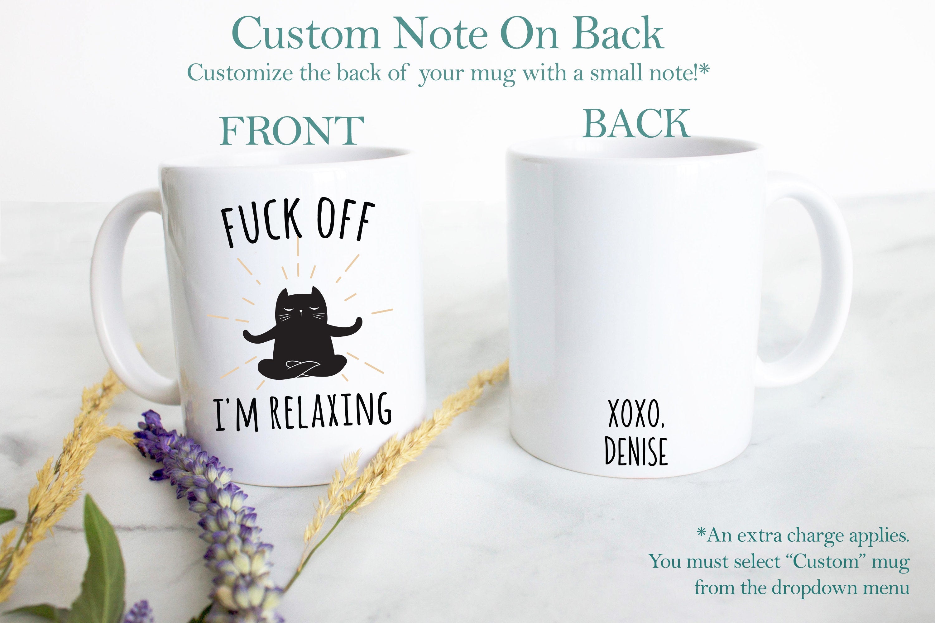 Fuck off I'm Relaxing - White Ceramic Mug