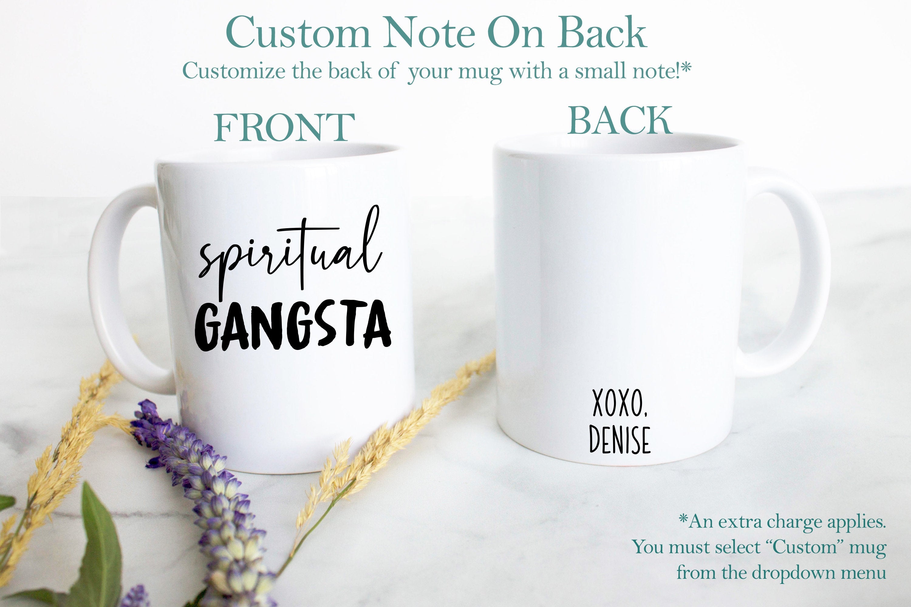 Spiritual Gangsta - White Ceramic Mug