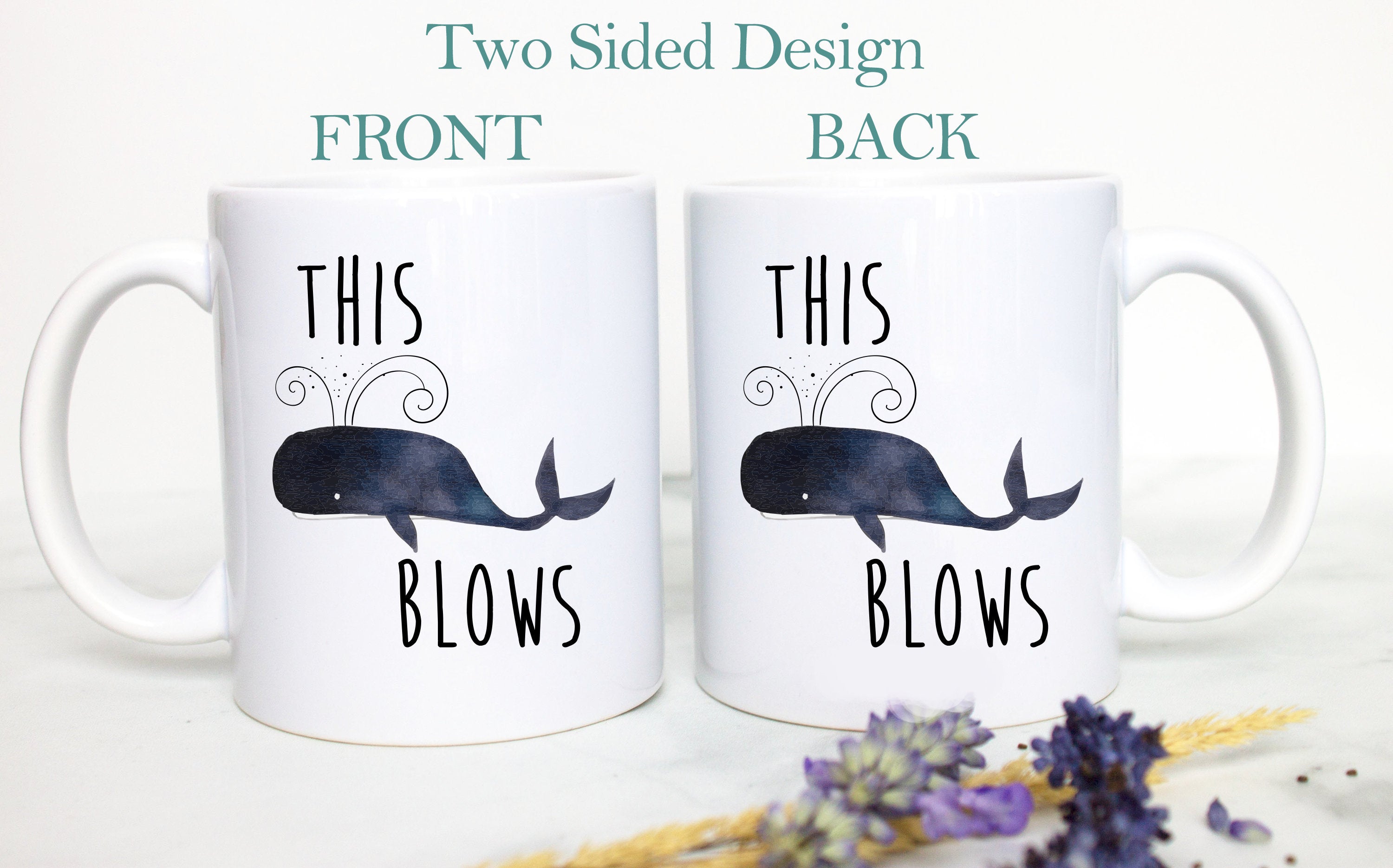 This Blows  - White Ceramic Mug