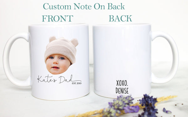 Custom Baby Face Photo Gift For Mom Dad Individual OR Mugset, Personalized Photo Mug, Christmas Gift, Parents Birthday, Anniversary, Couples