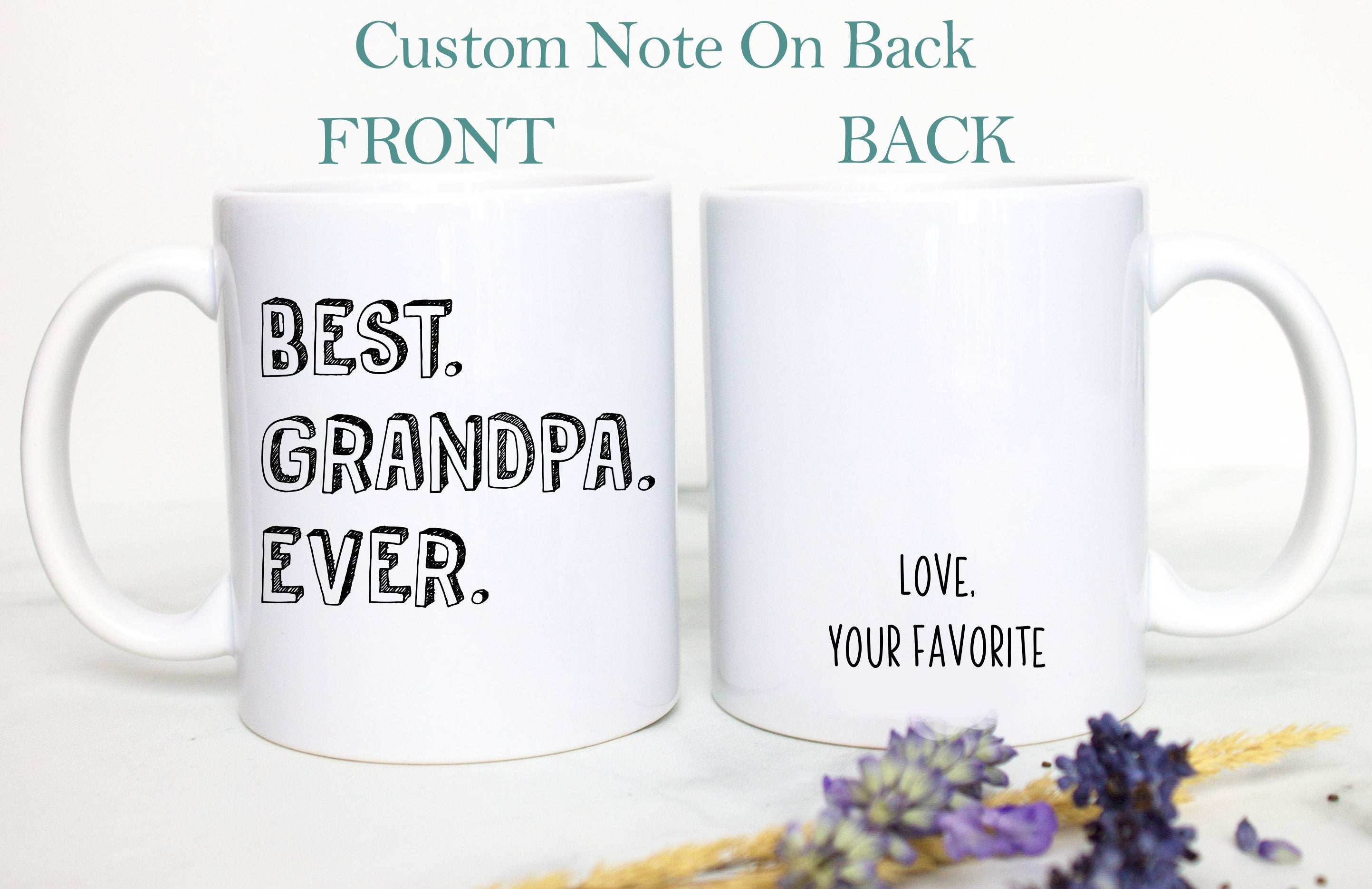 Best Grandpa and Grandma Individual or Mug Set, Grandparents Gift, Mother's Day, Father's Day Gift, Nana Pregnancy Announcement, Baby Reveal