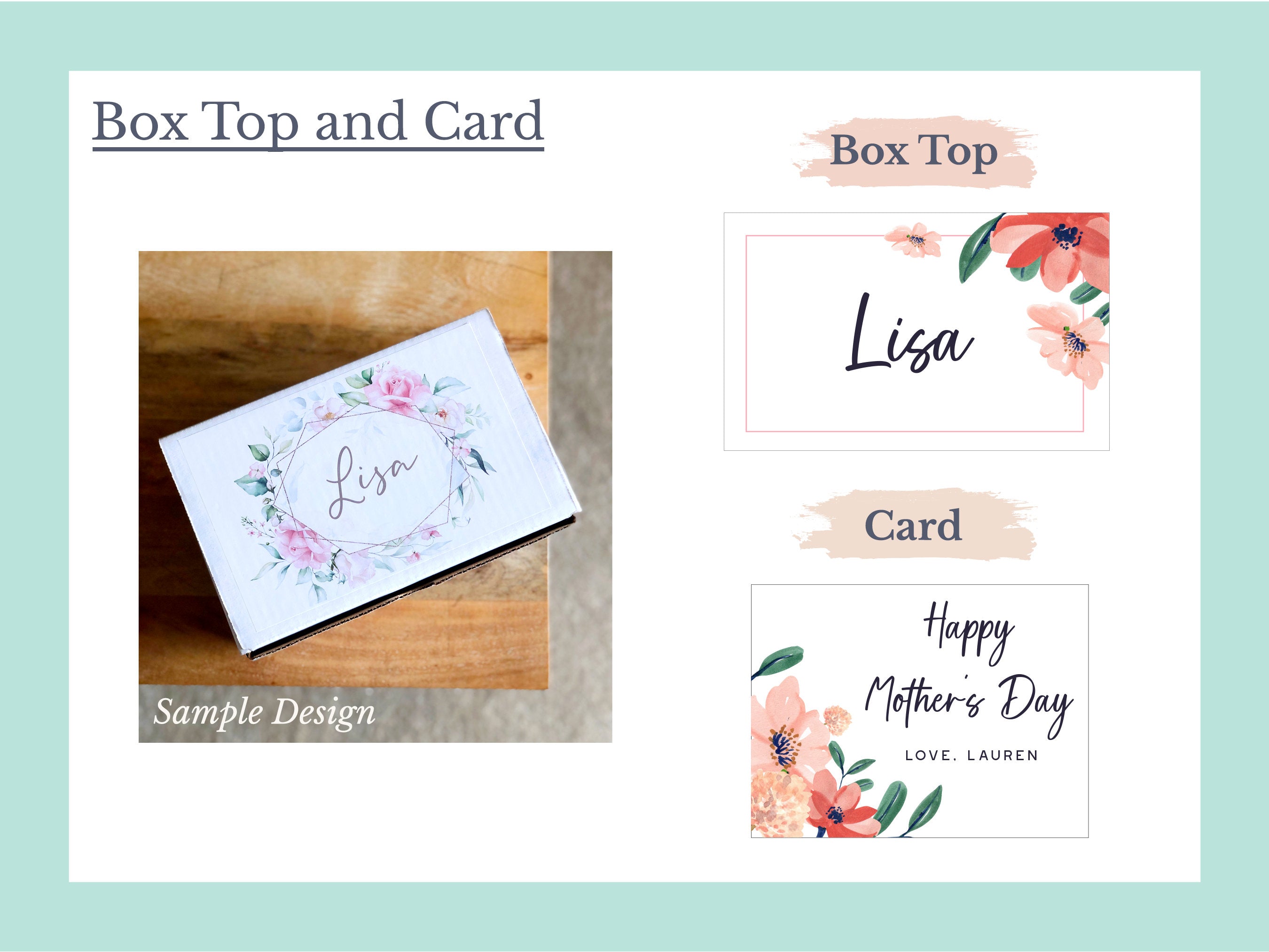 Personalized Mother's Day Gift Box | Gift for Mom, Mother's Day Gift Ideas, Custom Mom Gift, Best Mom Gift, I love You more the end, Funny