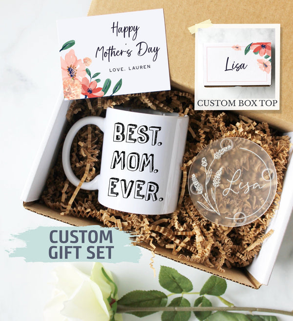 Personalized Mother&#39;s Day Gift Box | Gift for Mom, Mother&#39;s Day Gift Ideas, Custom Mom Gift, Best Mom Ever, World&#39;s Best Mom Gift