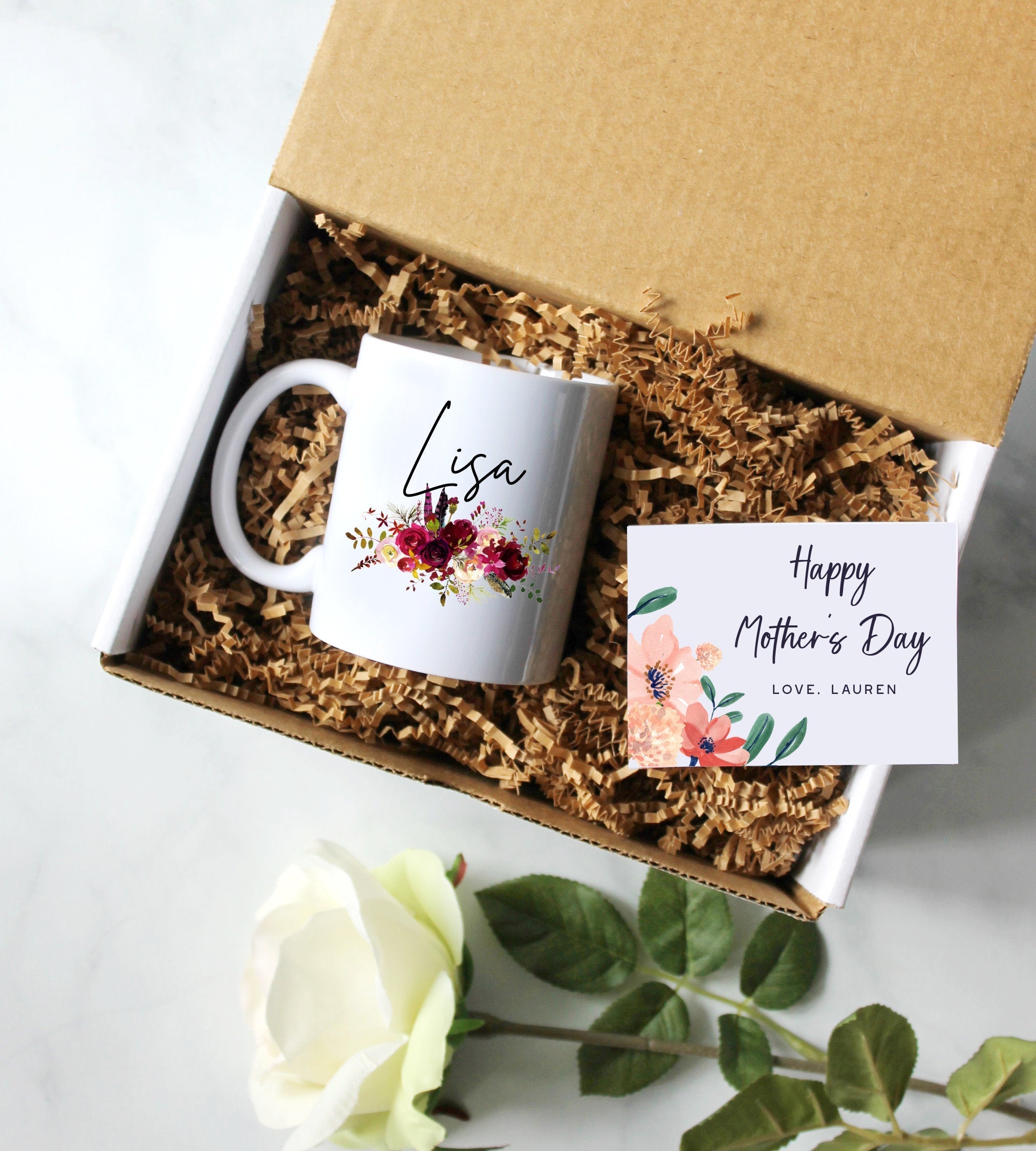 Personalized Mother's Day Gift Box | Gift for Mom, Mother's Day Gift Ideas, Custom Mom Gift, Expecting Mom, Mom Custom Mug, New Mom Mug