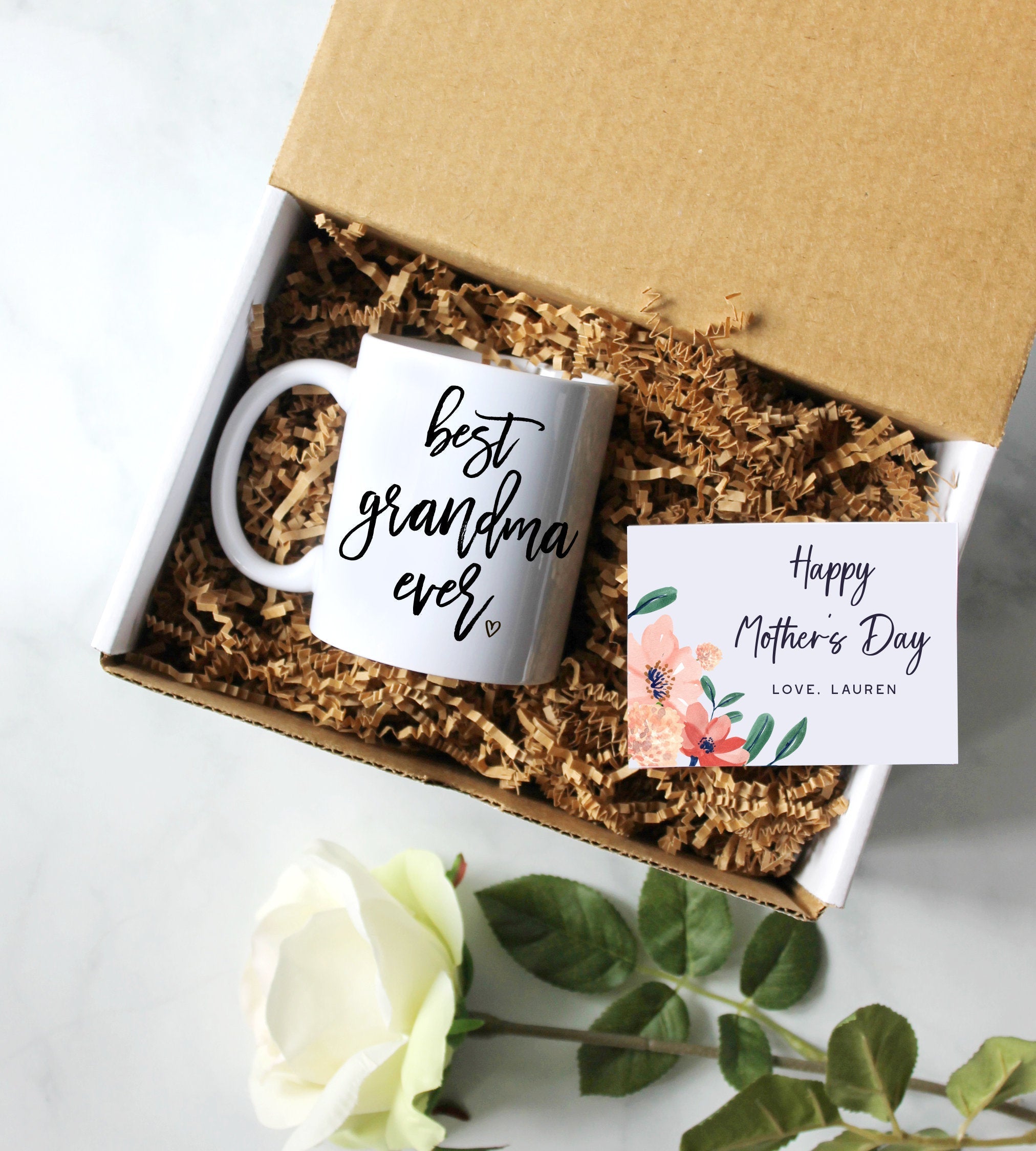 Personalized Mother's Day Gift Box | Gift for Nana, Grandma Gift Box, Custom Nana Gift, Best Nana Ever, World's Best Nana Gift, Grandma Mug