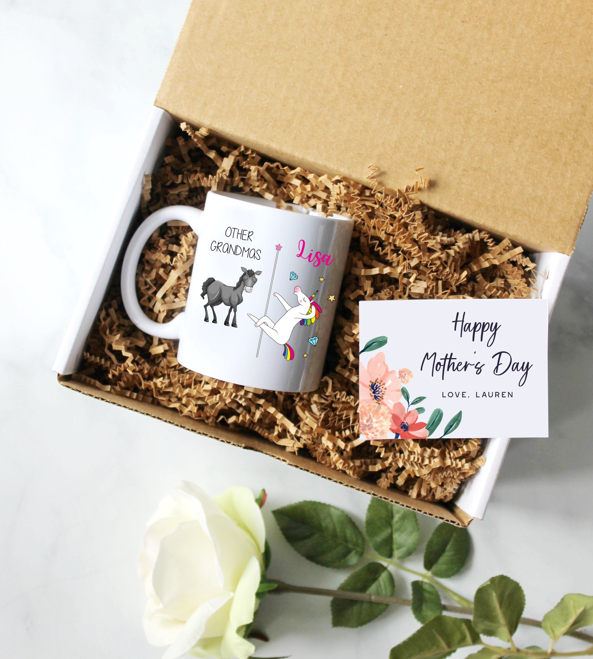 Personalized Mother's Day Gift Box | Gift for Nana, Grandma Gift Box, Custom Nana Gift, Best Nana Ever, World's Best Nana Gift, Grandma Mug