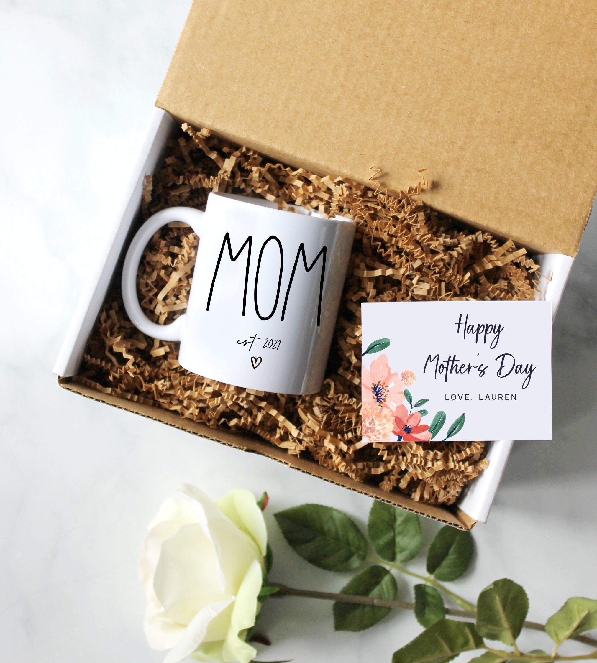 Personalized Mother's Day Gift Box | Custom Gift for New Mom, Mother's Day Gift Ideas, Best Mom Gift, Expecting Mom Gift, Pregnancy Reveal