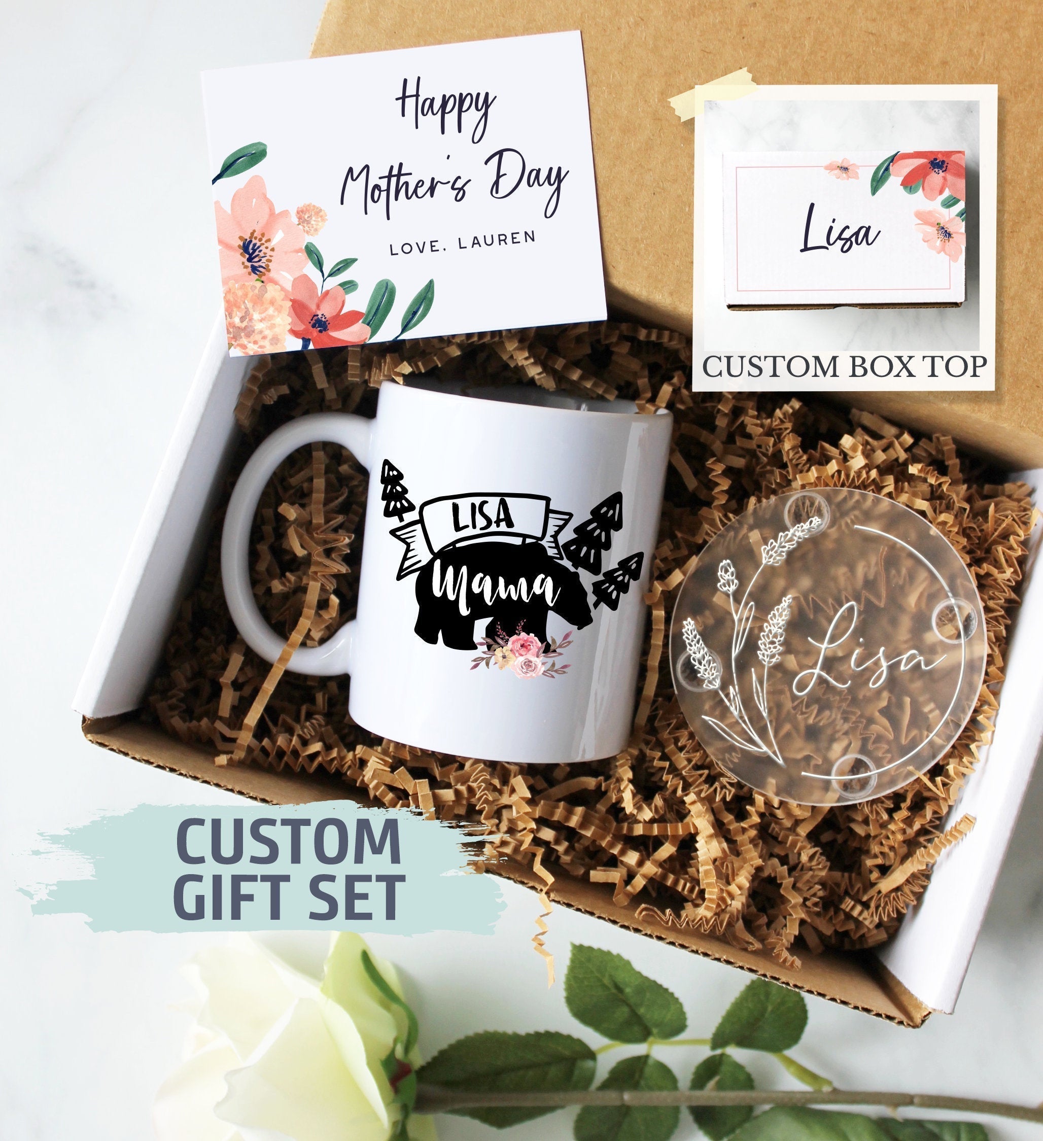 Personalized Mother's Day Gift Box | Gift for Mom, Mother's Day Gift Ideas, Mama bear, Best Mom Gift, Expecting Mom Gift, New Mom,Future Mom