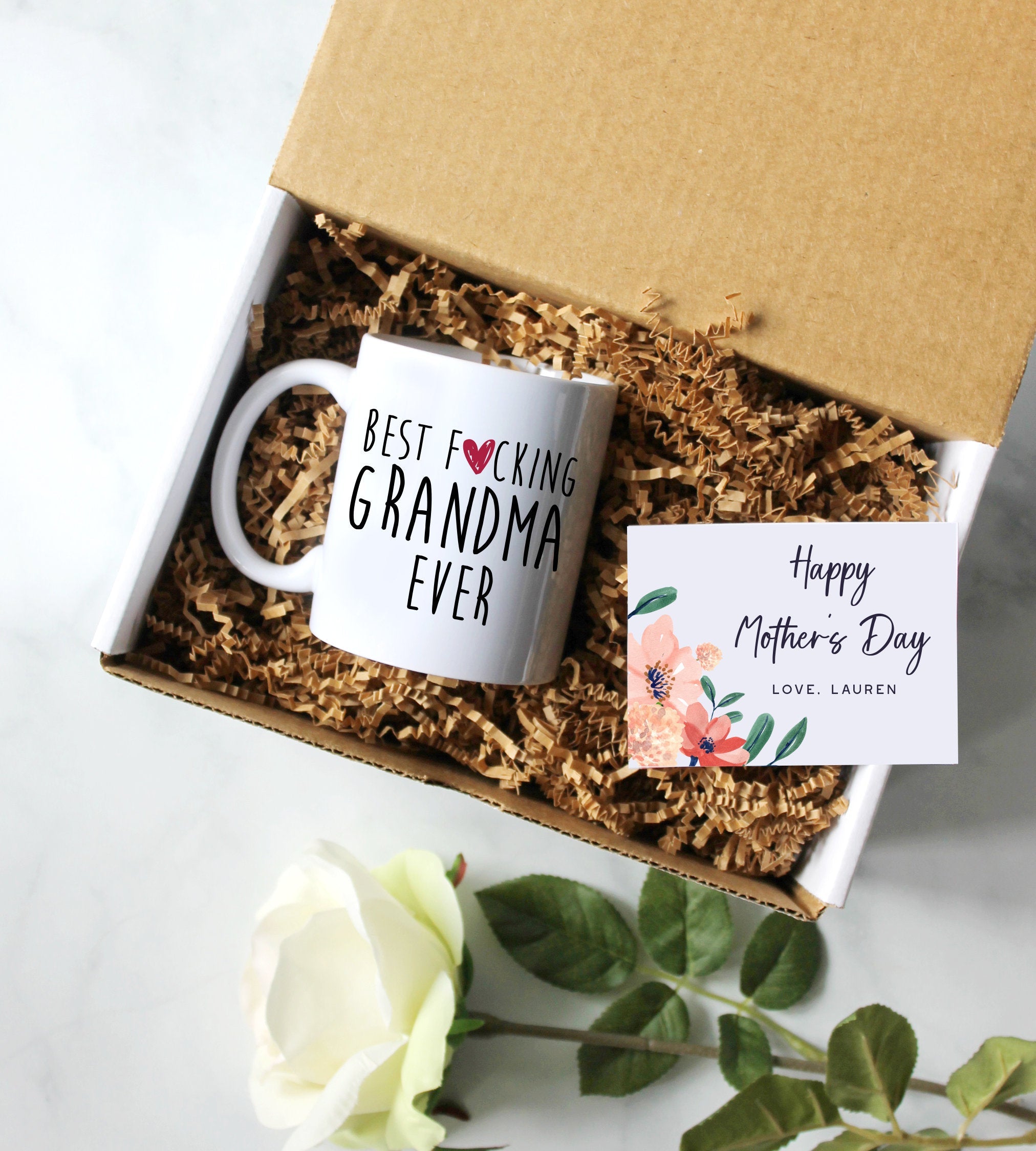 Personalized Mother's Day Gift Box | Gift for Nana, Grandma Gift Box, Custom Nana Gift, Best Nana Ever, World's Best Nana Gift, Grandma Mug