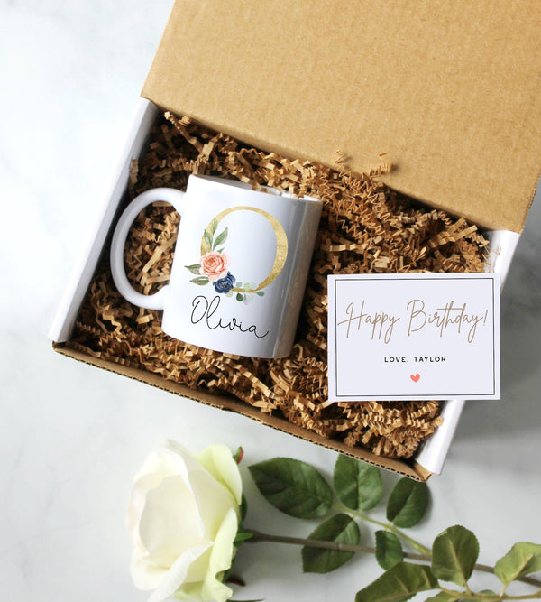 Personalized Birthday Gift Box | Gift for Her, Birthday Gift Idea, Custom Birthday Care Package, Birthday Mug, Birthday Gift for Best Friend