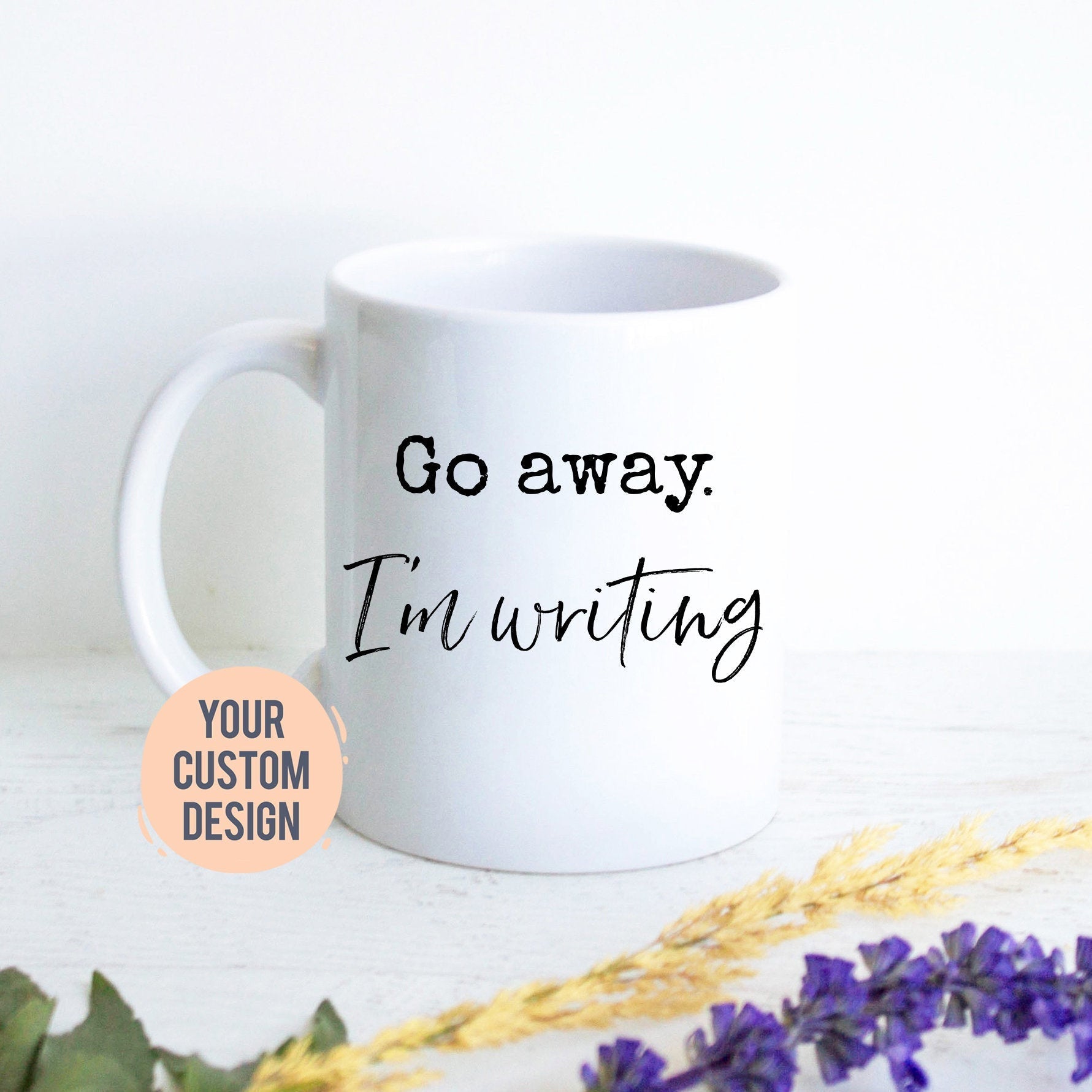 Go Away I'm Writing, Gift for Writer, Funny Writer Gift, Author Mug, Journalist Gift, Gift for Author, Future Best Selling Author Gift