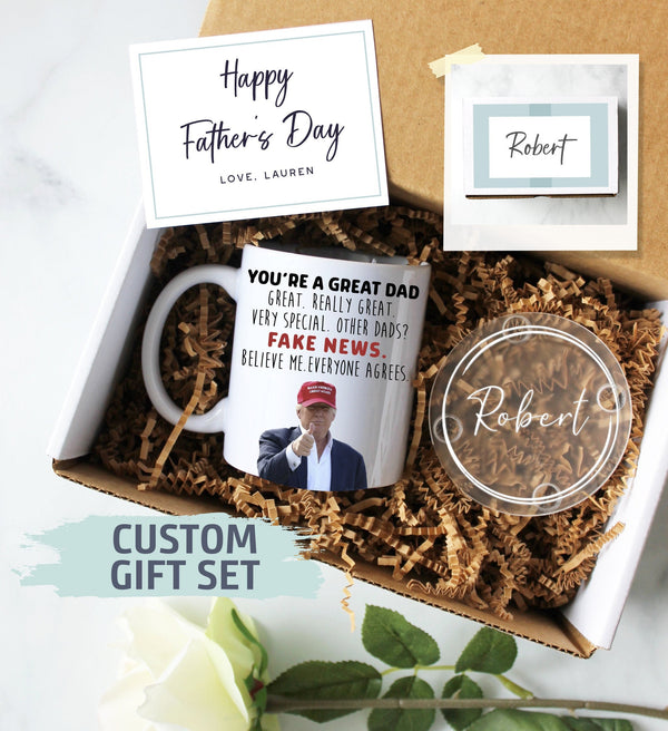 Personalized Father's Day Gift Box | Funny Dad Mug, Funny Gift for Dad, Funny Father's Day Gift Idea, Funny Dad Gift, World's Best Dad Mug