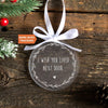 Best Friend Ornament | I Wish You Lived Next Door, Neighbor Gift Idea, Long Distance Relationship Christmas Ornament, Friendship Ornament