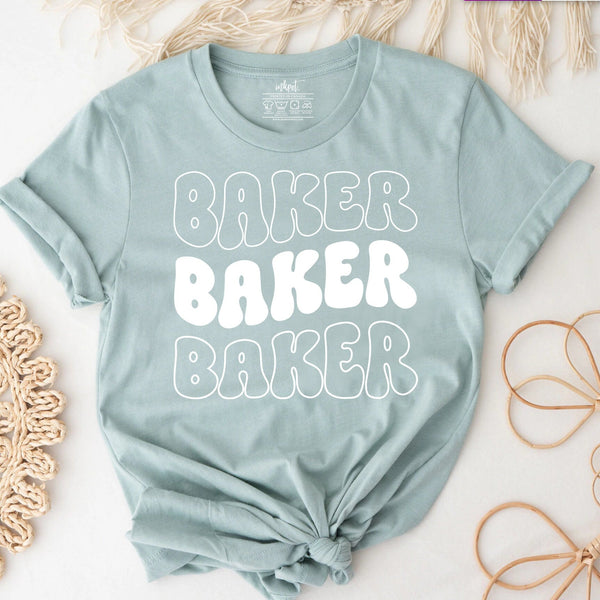 Baker Retro T-Shirt | Baking Shirt, Gift For Baker, Baker T-Shirt, Funny Baking Shirt, Cookie Lover Shirt, Baking Mom Shirt, Baker Shirt