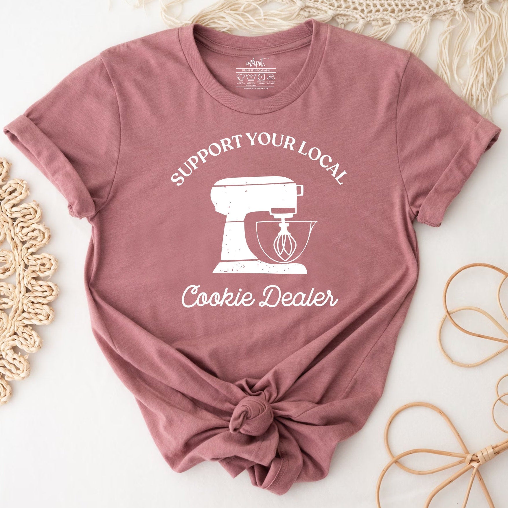 Suport Your Local Cookie Dealer T-Shirt | Baker Shirt, Gift For Baker, Cookie Dealer Shirt,Bakery Gift,Baking Mom Shirt,Baking Gift