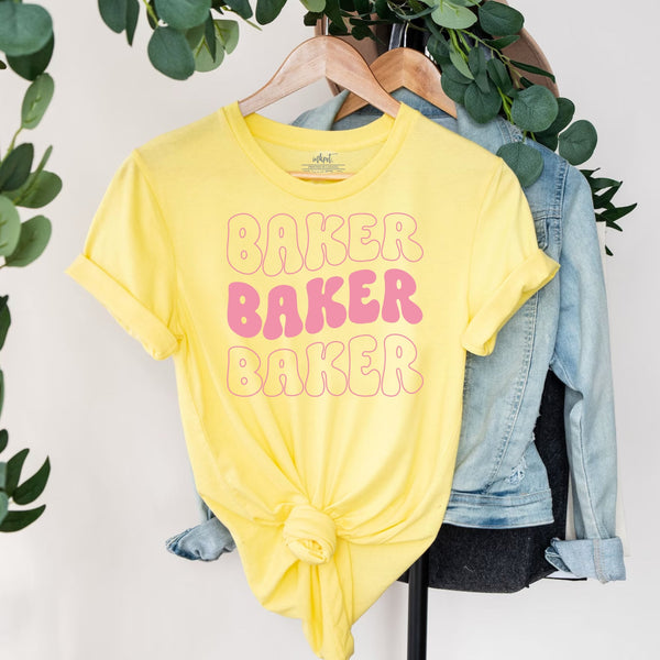 Baker Retro T-Shirt | Baking Shirt, Gift For Baker, Baker T-Shirt, Funny Baking Shirt, Cookie Lover Shirt, Baking Mom Shirt, Baker Shirt