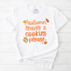 Autumn Leaves and Cookies Please T-Shirt | Funny Baking Shirt, Gift For Baker, Fall T-Shirt, Cookie Lover Shirt, Baking Mom, Baking Lover