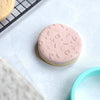 Easter Egg Pattern Acrylic Fondant Embosser With Cutter