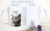 Custom Cat Photo Mug, Pet Portrait, Personalized Cat Lovers Mug, Cat Owner Gift, Cat Mom Dad, Pet Loss Memorial, Personalized Gift, Cat Gift