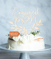 Custom Engaged Wedding Cake Topper