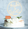 You Me and the Pets Wedding Cake Topper