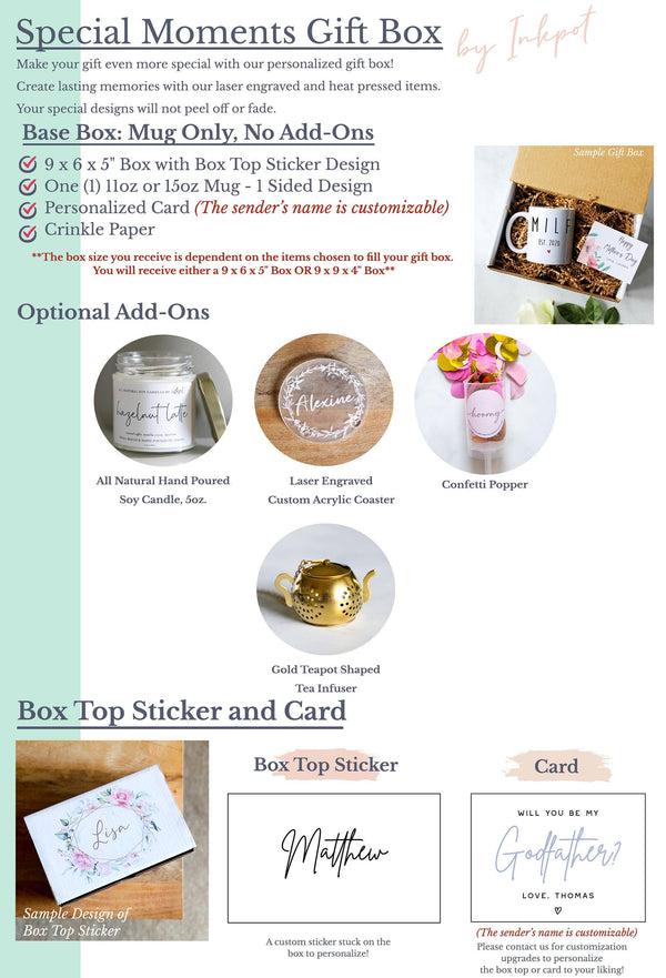 Personalized Godfather Gift Box