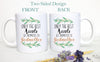 Only The Best Aunts Get Promoted to Godmother Greenery - White Ceramic Mug