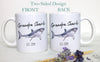Grandpa Watercolor Shark - White Ceramic Mug