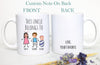 Personalized Aunt and Uncle Individual OR Mug Set #5, Aunt Uncle Belongs To, Custom Aunt Gift, New Aunt Uncle Mug Custom Baby Announcement