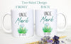 Personalized Uncle Name Golf Theme - White Ceramic Mug